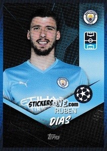 Sticker Rúben Dias - UEFA Champions League 2021-2022 n. 76 - Topps