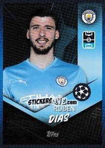 Sticker Rúben Dias - UEFA Champions League 2021-2022 - Topps