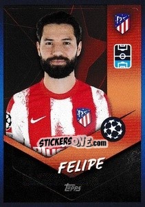 Sticker Felipe - UEFA Champions League 2021-2022 n. 144 - Topps