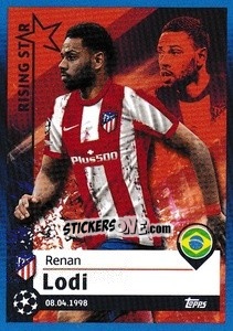 Figurina Renan Lodi - Rising Star - UEFA Champions League 2021-2022 - Topps