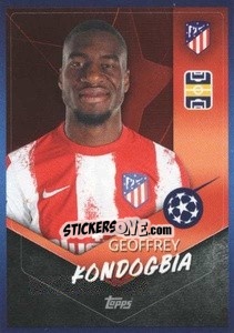 Sticker Geoffrey Kondogbia - UEFA Champions League 2021-2022 - Topps