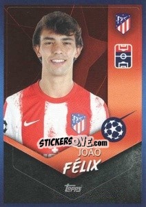 Sticker Joao Félix - UEFA Champions League 2021-2022 n. 155 - Topps