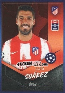 Sticker Luis Suárez - UEFA Champions League 2021-2022 n. 156 - Topps