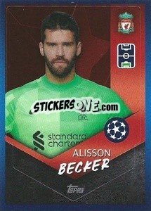 Cromo Alisson Becker