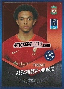 Sticker Trent Alexander-Arnold - UEFA Champions League 2021-2022 n. 161 - Topps