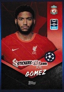 Sticker Joe Gomez - UEFA Champions League 2021-2022 - Topps