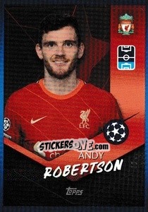 Sticker Andy Robertson - UEFA Champions League 2021-2022 - Topps