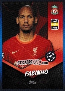 Sticker Fabinho - UEFA Champions League 2021-2022 n. 168 - Topps