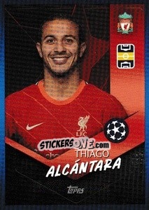 Sticker Thiago Alcántara - UEFA Champions League 2021-2022 n. 170 - Topps
