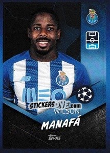 Cromo Wilson Manafá - UEFA Champions League 2021-2022 - Topps