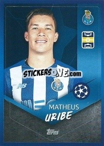Sticker Matheus Uribe - UEFA Champions League 2021-2022 n. 185 - Topps