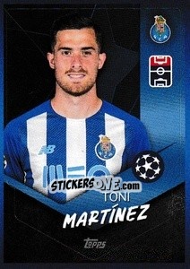 Sticker Toni Martínez - UEFA Champions League 2021-2022 n. 192 - Topps