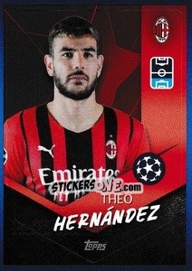 Sticker Theo Hernández - UEFA Champions League 2021-2022 n. 201 - Topps