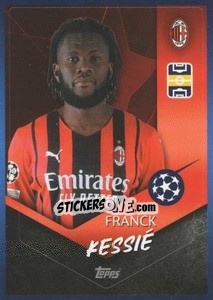 Sticker Franck Kessié - UEFA Champions League 2021-2022 n. 203 - Topps