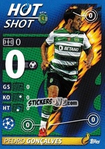 Sticker Pedro Gonzalves / Hot Shot - UEFA Champions League 2021-2022 n. 213 - Topps