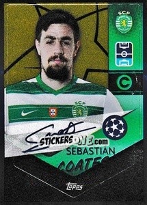 Sticker Sebastián Coates - Captain - UEFA Champions League 2021-2022 n. 215 - Topps