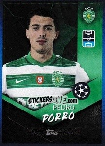 Sticker Pedro Porro - UEFA Champions League 2021-2022 - Topps