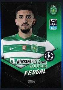 Figurina Zouhair Feddal - UEFA Champions League 2021-2022 - Topps