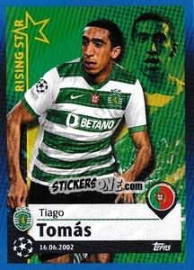 Cromo Tiago Tomás - Rising Star - UEFA Champions League 2021-2022 - Topps