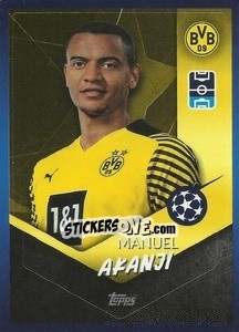 Sticker Manuel Akanji - UEFA Champions League 2021-2022 n. 233 - Topps