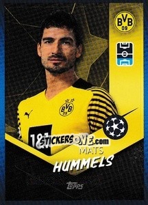 Sticker Mats Hummels - UEFA Champions League 2021-2022 - Topps
