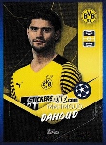 Sticker Mahmoud Dahoud - UEFA Champions League 2021-2022 - Topps