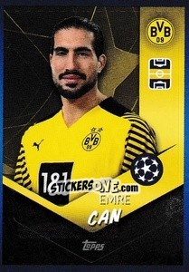 Sticker Emre Can - UEFA Champions League 2021-2022 n. 240 - Topps