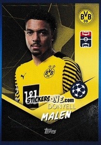 Sticker Donyell Malen - UEFA Champions League 2021-2022 - Topps
