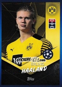 Sticker Erling Haaland - UEFA Champions League 2021-2022 - Topps