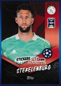 Sticker Maarten Stekelenburg - UEFA Champions League 2021-2022 n. 250 - Topps