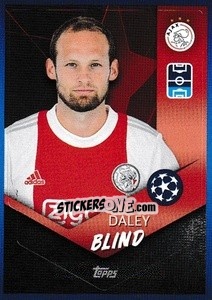 Sticker Daley Blind - UEFA Champions League 2021-2022 n. 252 - Topps