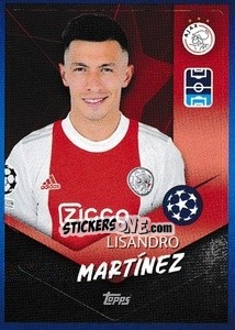 Sticker Lisandro Martínez - UEFA Champions League 2021-2022 - Topps