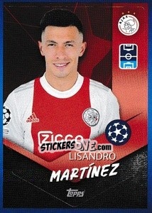 Sticker Lisandro Martínez - UEFA Champions League 2021-2022 n. 255 - Topps