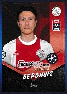 Sticker Steven Berghuis - UEFA Champions League 2021-2022 n. 261 - Topps