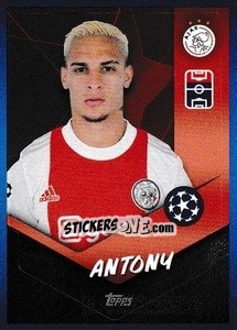 Sticker Antony - UEFA Champions League 2021-2022 n. 262 - Topps