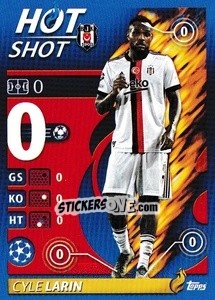 Sticker Cyle Larin - Hot Shot - UEFA Champions League 2021-2022 n. 267 - Topps
