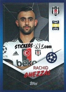 Sticker Rachid Ghezzal - UEFA Champions League 2021-2022 - Topps