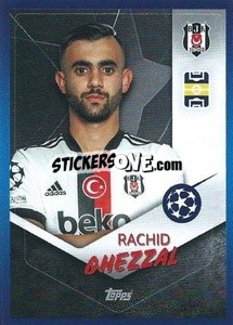 Sticker Rachid Ghezzal - UEFA Champions League 2021-2022 n. 279 - Topps