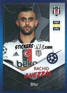 Figurina Rachid Ghezzal - UEFA Champions League 2021-2022 - Topps