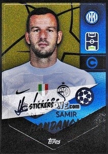 Figurina Samir Handanovic - Captain - UEFA Champions League 2021-2022 - Topps