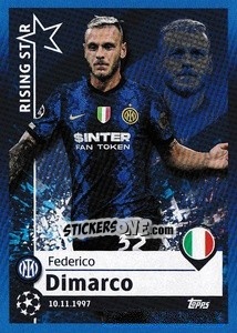 Sticker Federico Dimarco - Rising Star