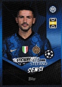 Sticker Stefano Sensi - UEFA Champions League 2021-2022 n. 292 - Topps