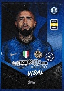 Sticker Arturo Vidal - UEFA Champions League 2021-2022 - Topps