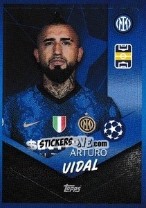 Sticker Arturo Vidal - UEFA Champions League 2021-2022 n. 293 - Topps