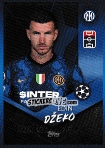 Sticker Edin Džeko - UEFA Champions League 2021-2022 n. 298 - Topps
