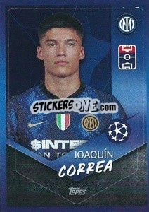 Sticker Joaquín Correa - UEFA Champions League 2021-2022 - Topps