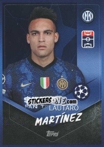 Cromo Lautaro Martínez - UEFA Champions League 2021-2022 - Topps