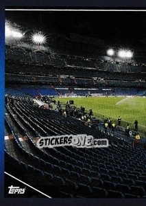 Cromo Estadio Santiago Bernabéu