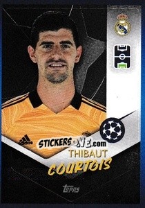 Sticker Thibaut Courtois - UEFA Champions League 2021-2022 - Topps