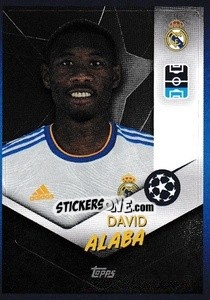 Cromo David Alaba - UEFA Champions League 2021-2022 - Topps